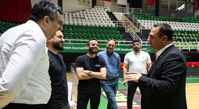 Başkan Eşkiden Göztepeye moral ziyareti