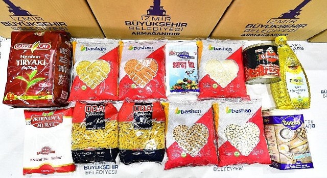 Büyükşehirden bayram için gıda kolisi desteği