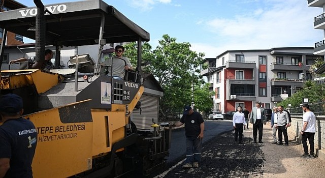 Ertuğrulgazi Mahallesine 250 Ton Asfalt