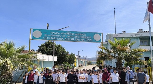 Gölmarmaralı öğrenciler arıtma tesisinde suyun değerini yerinde öğrendi