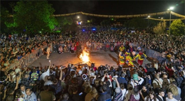 Hıdırellez ateşi Kültürpark tan yükseldi
