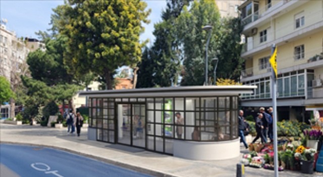 İzmir in nostaljik durakları modern tasarımıyla geri dönüyor