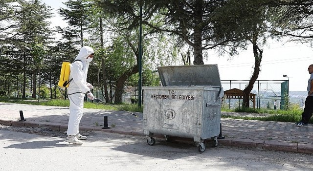 Keçiörende İlaçlama Çalışmaları Hızlandı