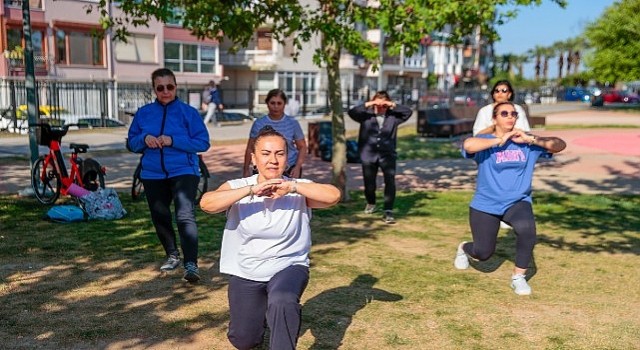 Konakta açık havada spor keyfi başladı