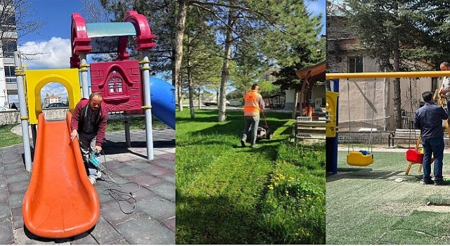 Park ve Bahçeler Müdürlüğünden Yoğun Bahar Mesaisi