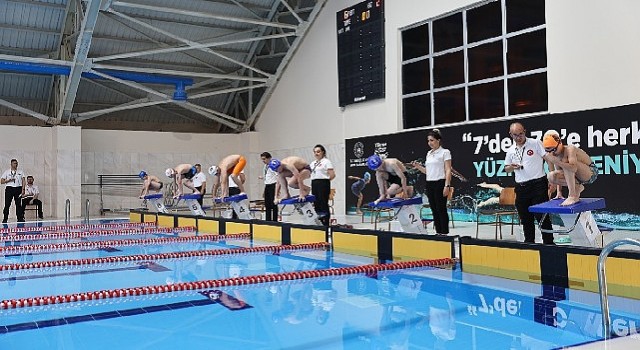 Selçuklu Belediyesi Yüzme Yarışmalarında madalyalar sahiplerini buldu
