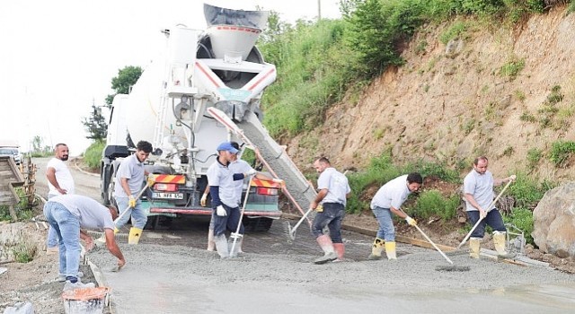 Canik Belediyesinden Kırsalda Ulaşım Hamlesi