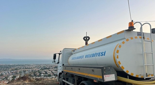 Güzelbahçe Belediyesinden yangın Teyakkuzu