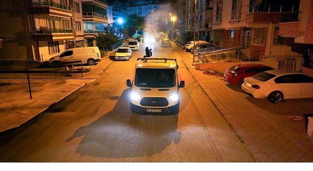 Keçiörende İlaçlama Seferberliği