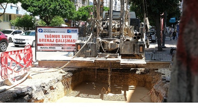 Kepeze 50 Milyon TLlik yağmur suyu yatırımı