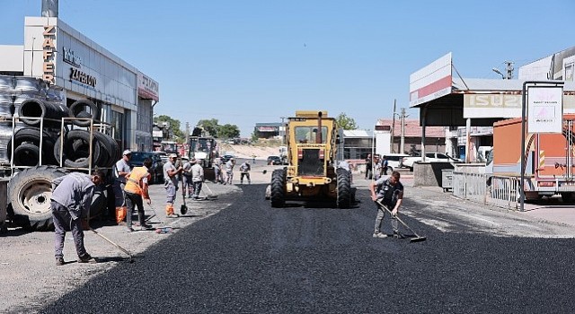 Nevşehir Belediyesinden Sanayide Asfalt Çalışması