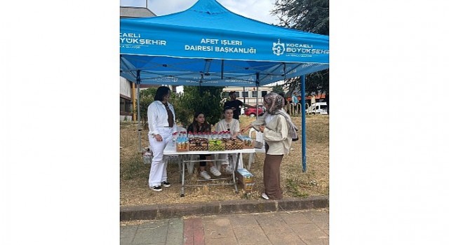 YKS günü ikramlar Büyükşehirden