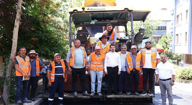 Başkan Güner, Asfalt Çalışmalarını Yerinde Denetledi