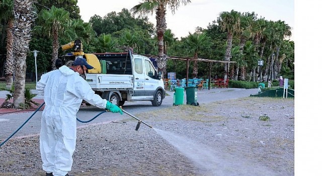 Büyükşehir vektörel mücadele çalışmalarını mesire alanlarında da sürdürüyor