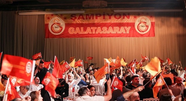 Galatasarayın 25. Şampiyonluğu Dedeman Konyada Görkemli Bir Geceyle Kutlandı