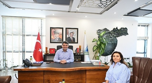 Şef Ayten Sanerden Başkan Kocamana Ziyaret