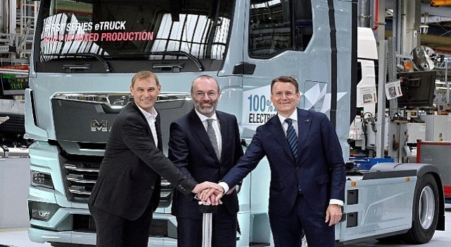 Tarihi Bir Dönüm Noktası: MAN elektrikli kamyonların seri üretimine başladı
