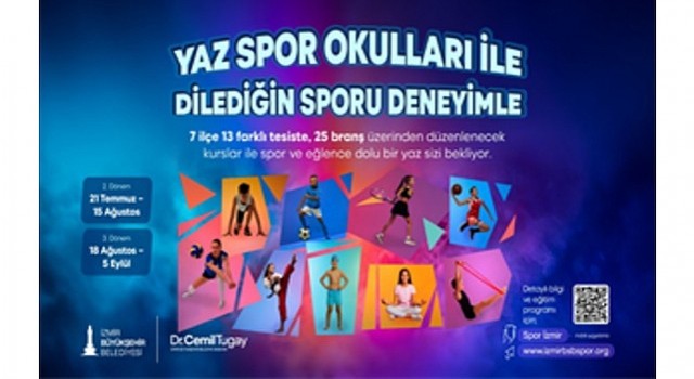 Yaz Spor Okullarında ikinci dönem kayıtları başlıyor