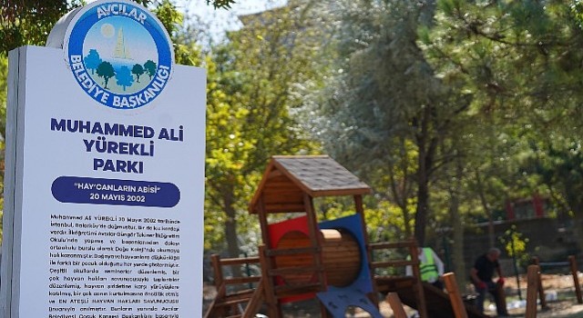 Avcıların tek köpek oyun parkı yenilendi