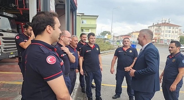 Başkan Sezer Kahraman İtfaiyecilerin Haftasını Kutladı