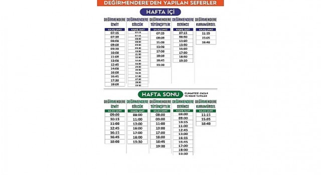 Gölcük-İzmit sadece 30 dk ve yarı fiyatına