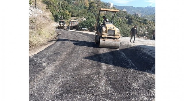 Alanya kırsalında yoğun mesai