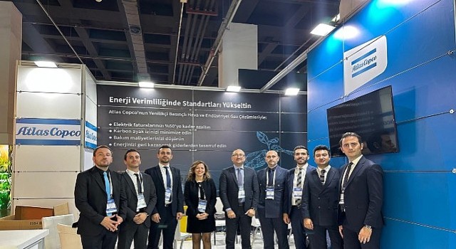 Atlas Copco Enerji Verimliliği Fuarında Sanayide Verimli Büyümenin Yol Haritasını Paylaştı