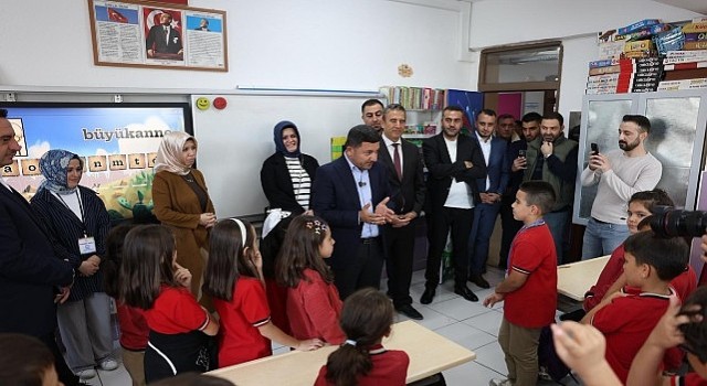 Başkan Arıdan Sınıf Başkanı Eymen Ekinciye Ziyaret