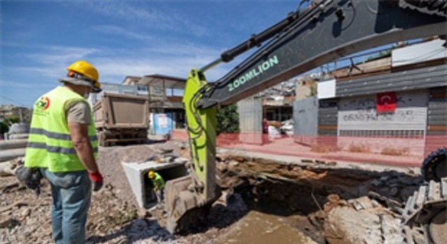 Bayraklı Tepekulenin altyapısı tamamlandı