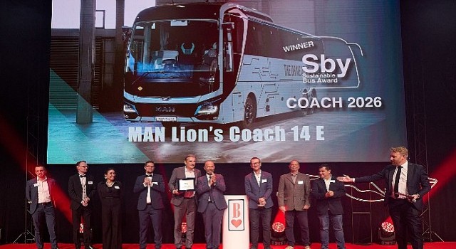 MAN Lions Coach E, “2026 Yılının Sürdürülebilir Otobüsü” seçildi
