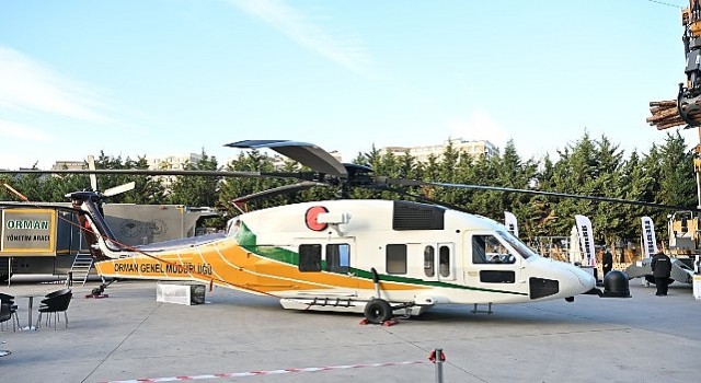 Türkiyenin ilk yerli yangın söndürme helikopteri tanıtıldı