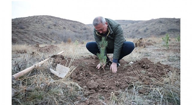 58 Bin Fidan Muhsin Yazıcıoğlu Vefa Ormanında Toprakla Buluştu