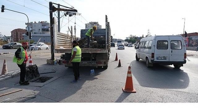 ASAT, Kepezde yağmursuyu hatlarını temizliyor