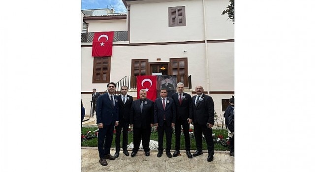 Başkan Aydın Selanikte Atatürkü Andı