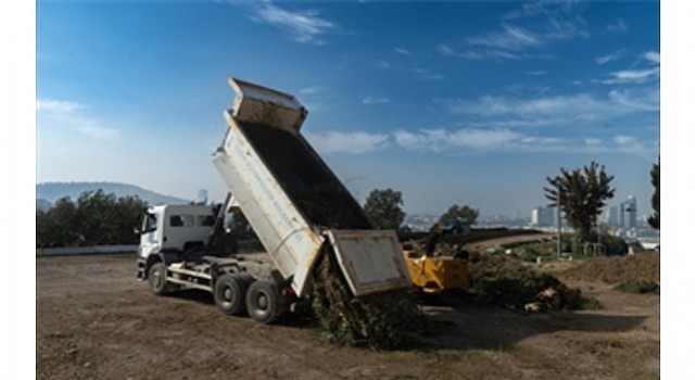 Büyükşehirin yeşil atıkları kompost gübreye dönüşüyor