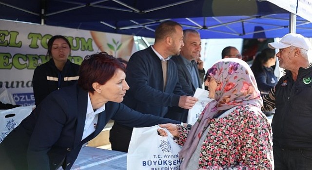 Koçarlıda Kışlık Fide Dağıtımına Vatandaşlardan Yoğun İlgi