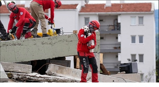 Torbalıda Hayvan Arama Kurtarma Eğitimi