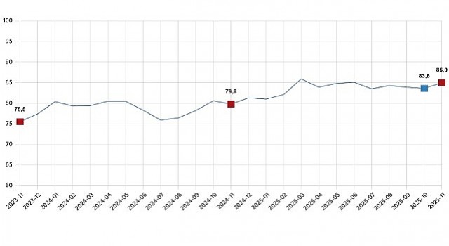 Tüketici Güven Endeksi, Kasım 2025