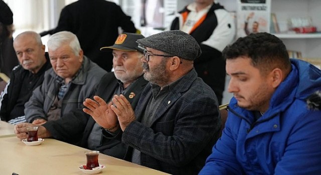 Başkan Dutlulu Somada Maden Emekçileriyle Buluştu