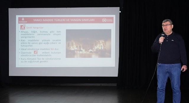 Beylikdüzü Belediyesinden Çalışanlarına Yangın Güvenlik Eğitimi