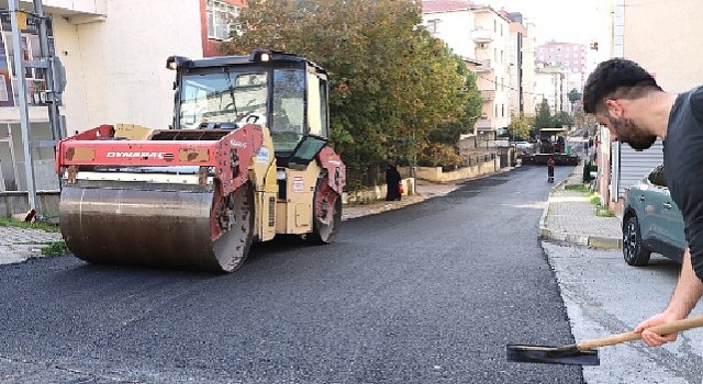 Maltepede yol yenileme çalışmaları hız kesmeden sürüyor