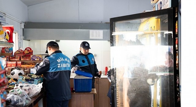 Milas Belediyesi Zabıtasından Okul Kantinlerinde Denetim