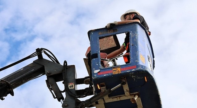 Sekaparkta akıllı aydınlatma sistemi devreye alındı