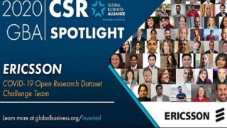 Ericsson, Global Business Alliance tarafından COVID-19’la mücadelede lider olarak belirlendi