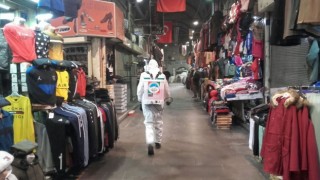 Kayseri Melikgazi’de dezenfekte çalışmaları sürüyor