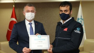 Kocaeli’de kahraman sürücüye Başkan’dan teşekkür