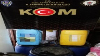 Malatya’da 400 litre sahte rakı ve şarap ele geçirildi