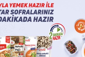 EN HIZLI VE LEZZETLİ SOFRALAR İÇİN YAYLA YEMEK HAZIR