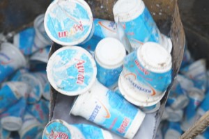 “Kanalizasyon hattına yüzlerce dolu ayran attılar”