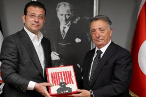 İMAMOĞLU’NDAN BEŞİKTAŞ’A “ŞAMPİYONLUK” ZİYARETİ